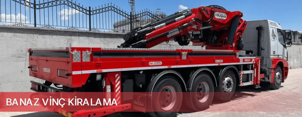 Banaz İlçemi Vinç Kiralama
